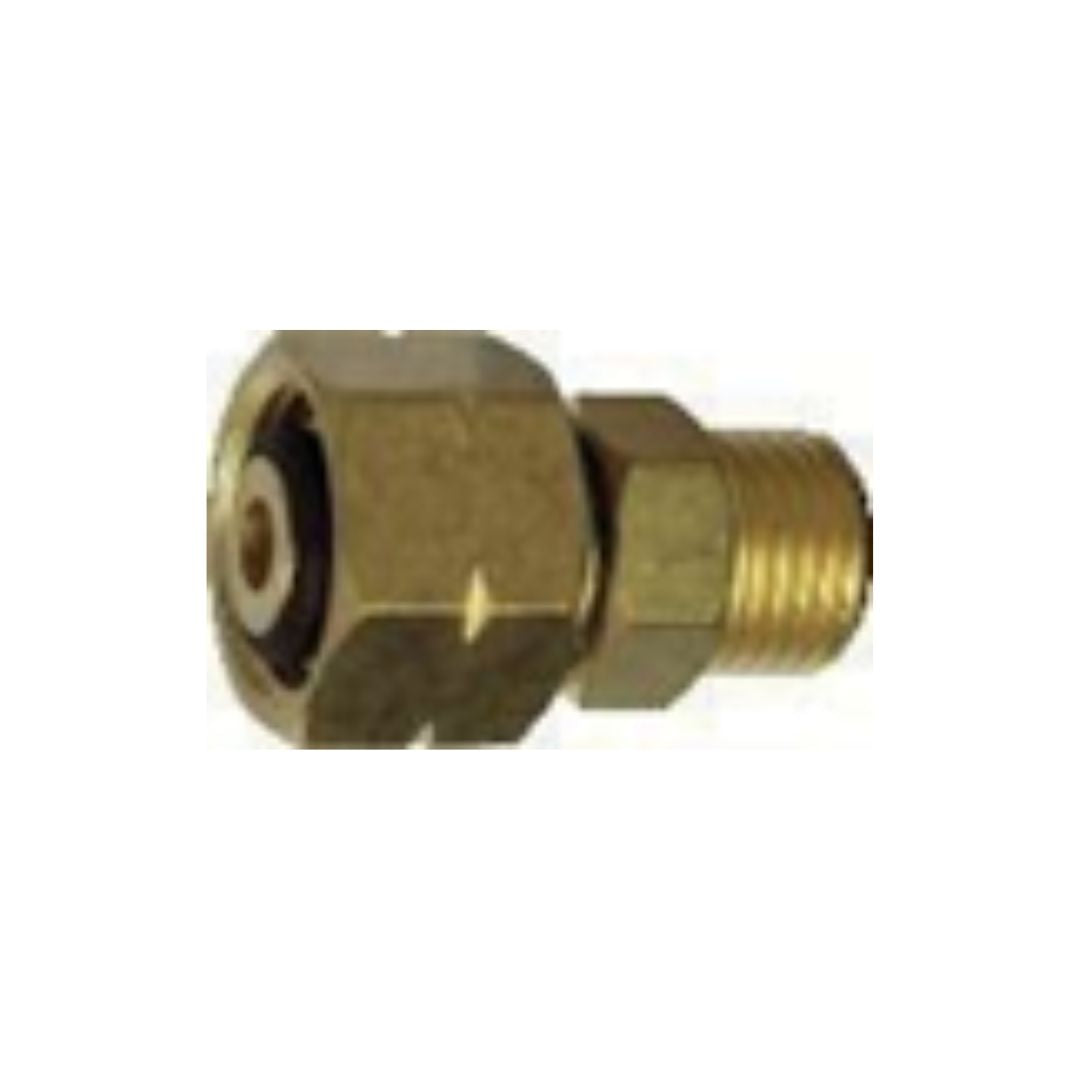 3/8 Left Hand Female Swivel x 1/4 BSP Seated Male