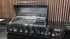Aspire Stainless Steel 6 Burner BBQ on cabinet