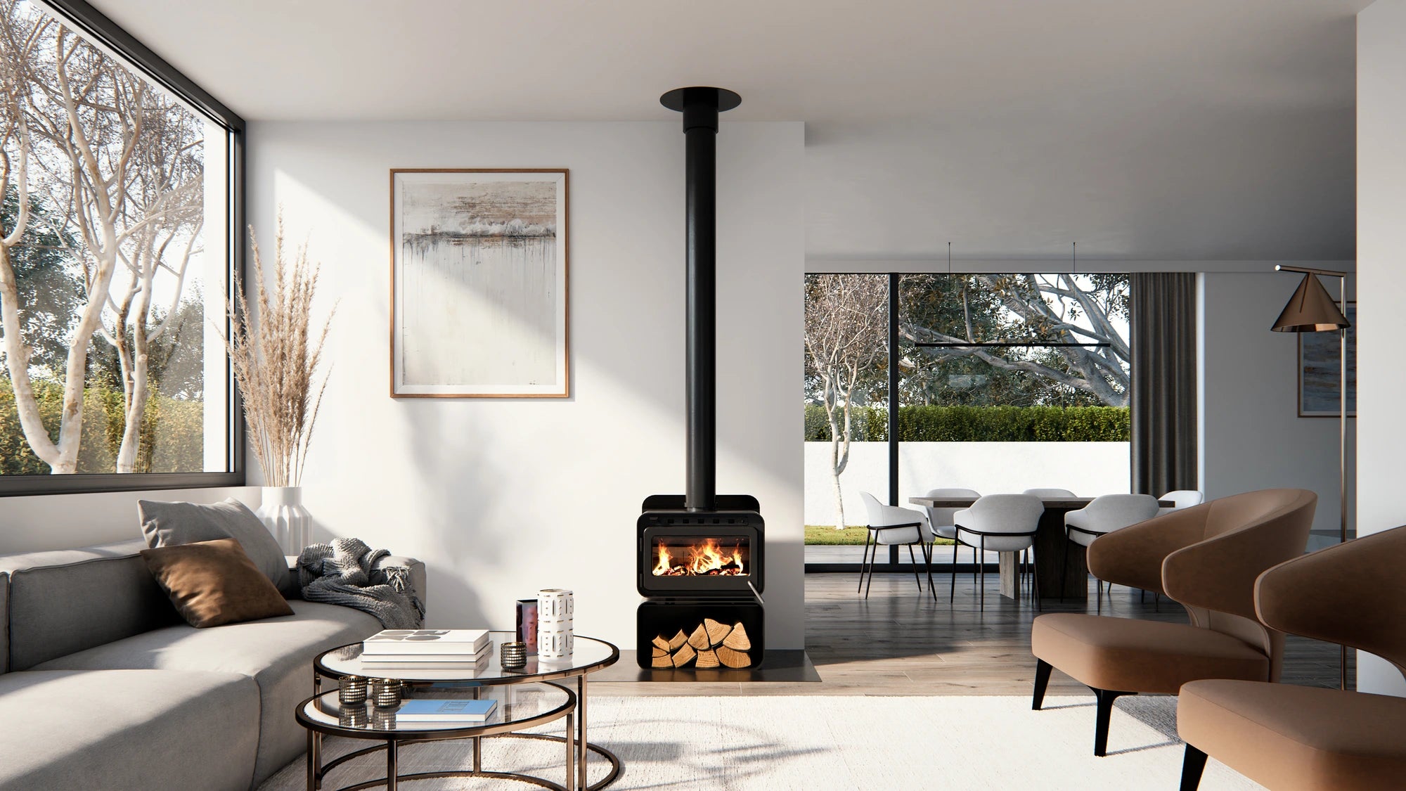 Blaze 100 Wood Heater - Tucker Barbecues