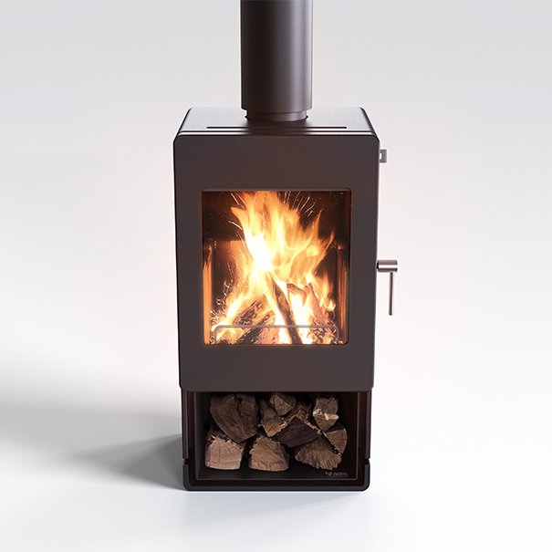 Blaze B400 Woodstacker Portrait Fireplace