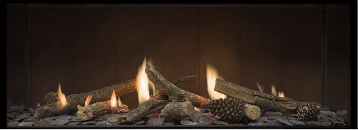 Escea DS1150 Single Sided Gas Fireplace, Heater, Glen Dimplex