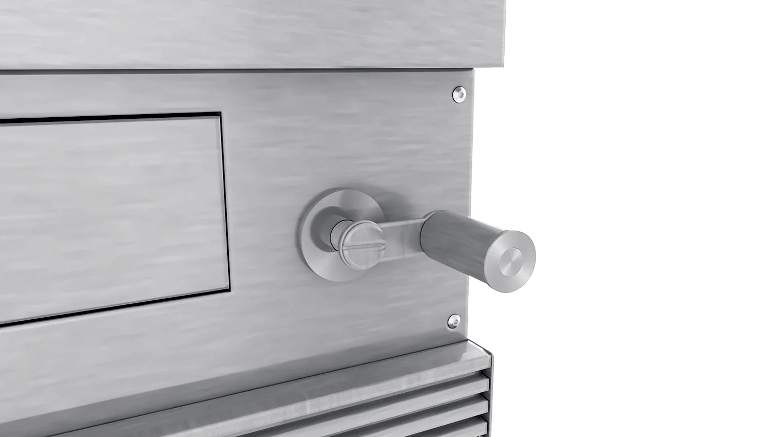 Tucker Charcoal Deluxe Pro Built-In BBQ with Hinged Lid