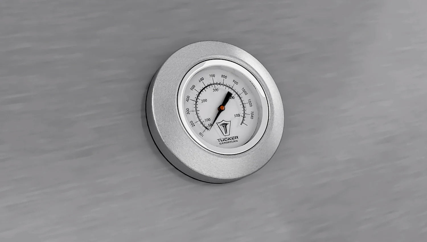 Tucker Charcoal Deluxe Pro Built-In BBQ with Hinged Lid