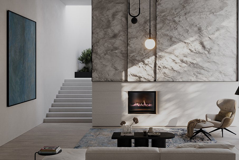 Real Flame Element 900 Portrait Gas Fireplace
