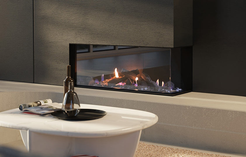 Escea DN1150 Right Corner Fireplace