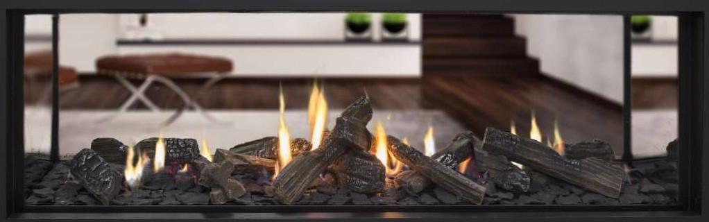 Escea DS1400 Double Sided Gas Fireplace - Tucker Barbecues