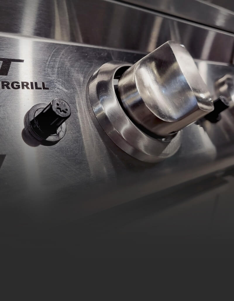 GT BBQ Ignition and Knob
