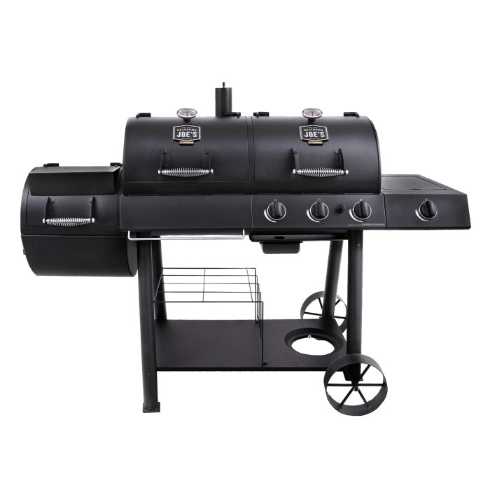 Oklahoma Joes Longhorn Combo Gas/Coal Offset Smoker