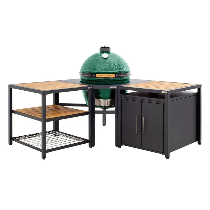 Big Green Egg Large Mod Nest Corner + Exp + Cabinet Package