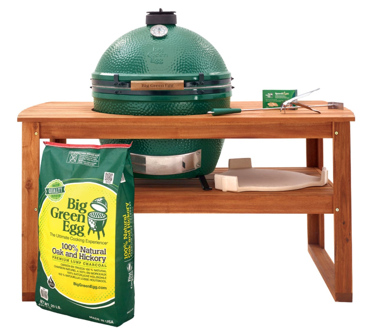 Big Green Egg Acacia Table XL Bundle - BXLT