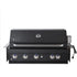 Sirius Black Built-In 5 Burner Gas BBQ - SIR-BG3101-BLK