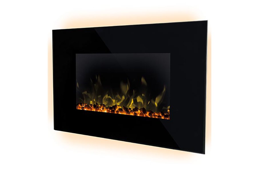 Dimplex Toluca Deluxe 2kW Optiflame LED Wall-Mounted Electric Fire