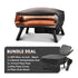 WITT Etna Rotante Black 16 Inch Gas Pizza Oven Essentials Bundle