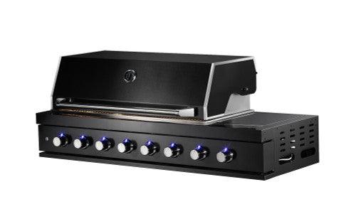 Aspire Stainless Steel 6 Burner BBQ on cabinet