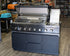 Aspire Stainless Steel 6 Burner BBQ on cabinet