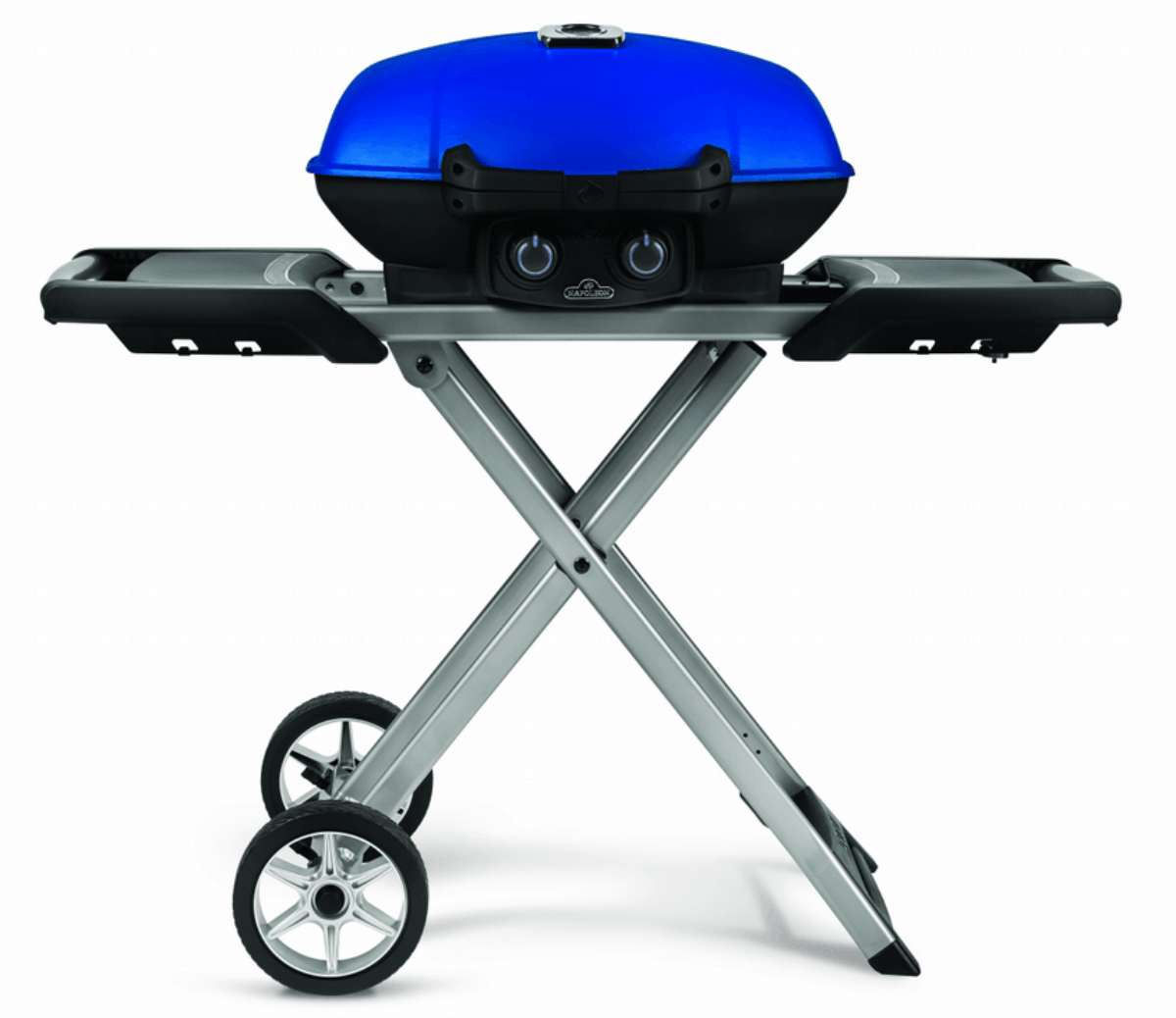 Napoleon Travel Q Scissor Legs Portable Wheele BBQ front