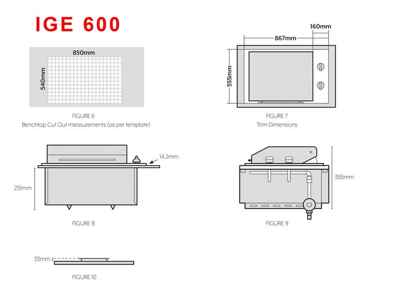 Heatlie Island Gourmet Elite IGE600 - 316 Stainless Steel