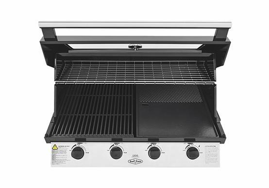 Beefeater 1200 Series Black 4 Burner Built-in BBQ