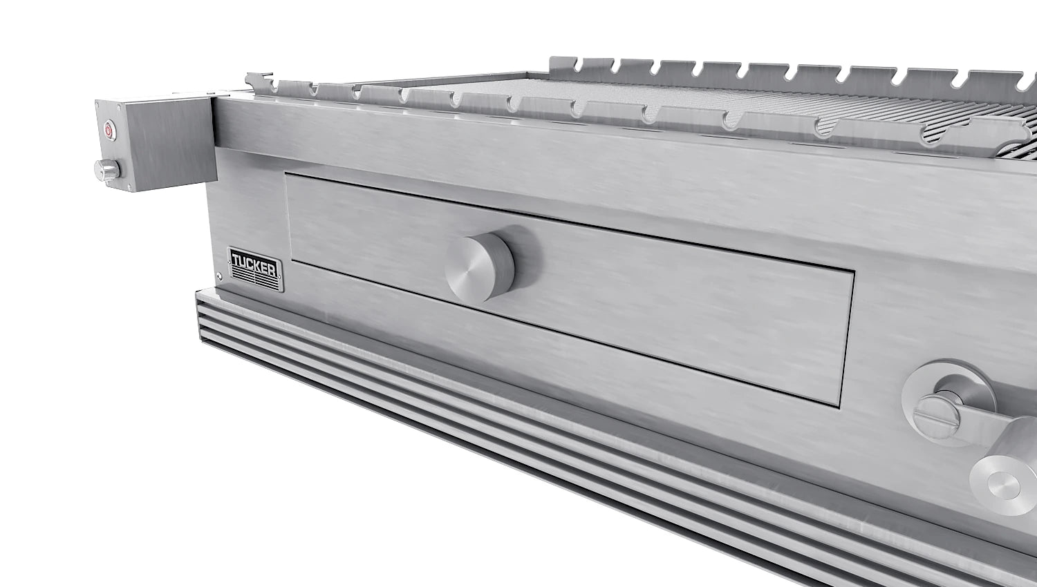Tucker Charcoal Deluxe Pro Built-In BBQ with Roasting Hood