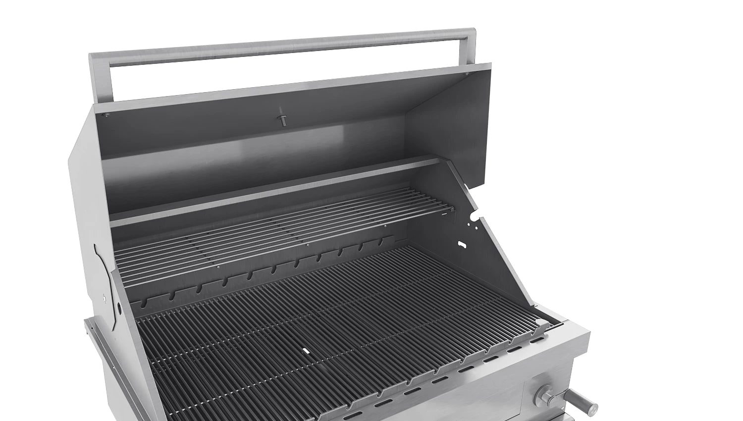 Tucker Charcoal Deluxe Pro Built-In BBQ with Roasting Hood