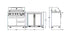 Everdure Neo Black Outdoor Kitchen With BBQ and Fridge (Option 1)