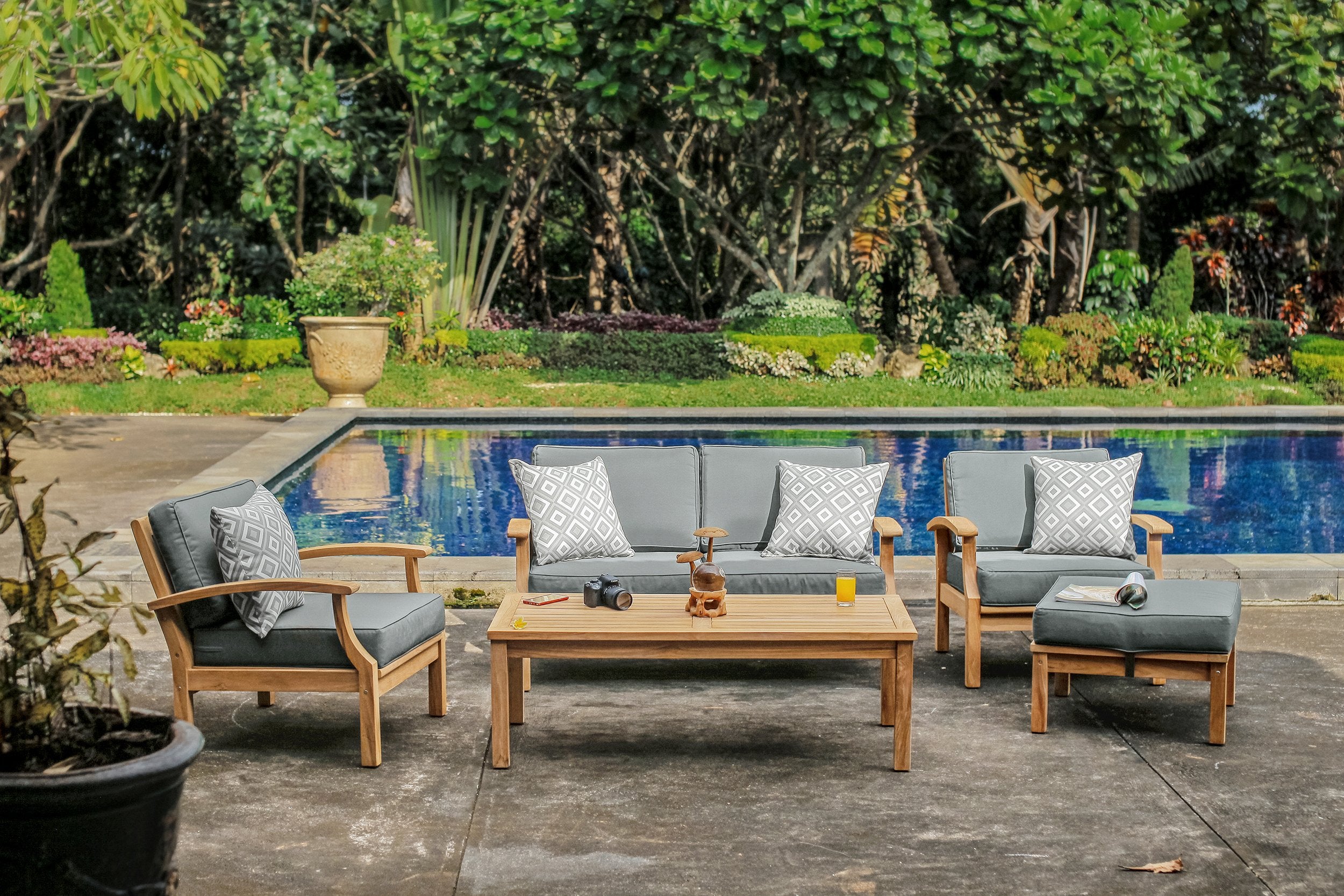 Lombok 5 Piece Collection with 2 Seater Sofa