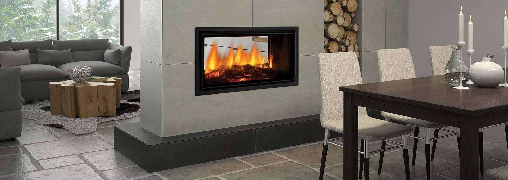 Regency Mansfield L850BST See Thru Woodfire Heater including Zero Clearance, Regency, Regency Wood & Gas Heating