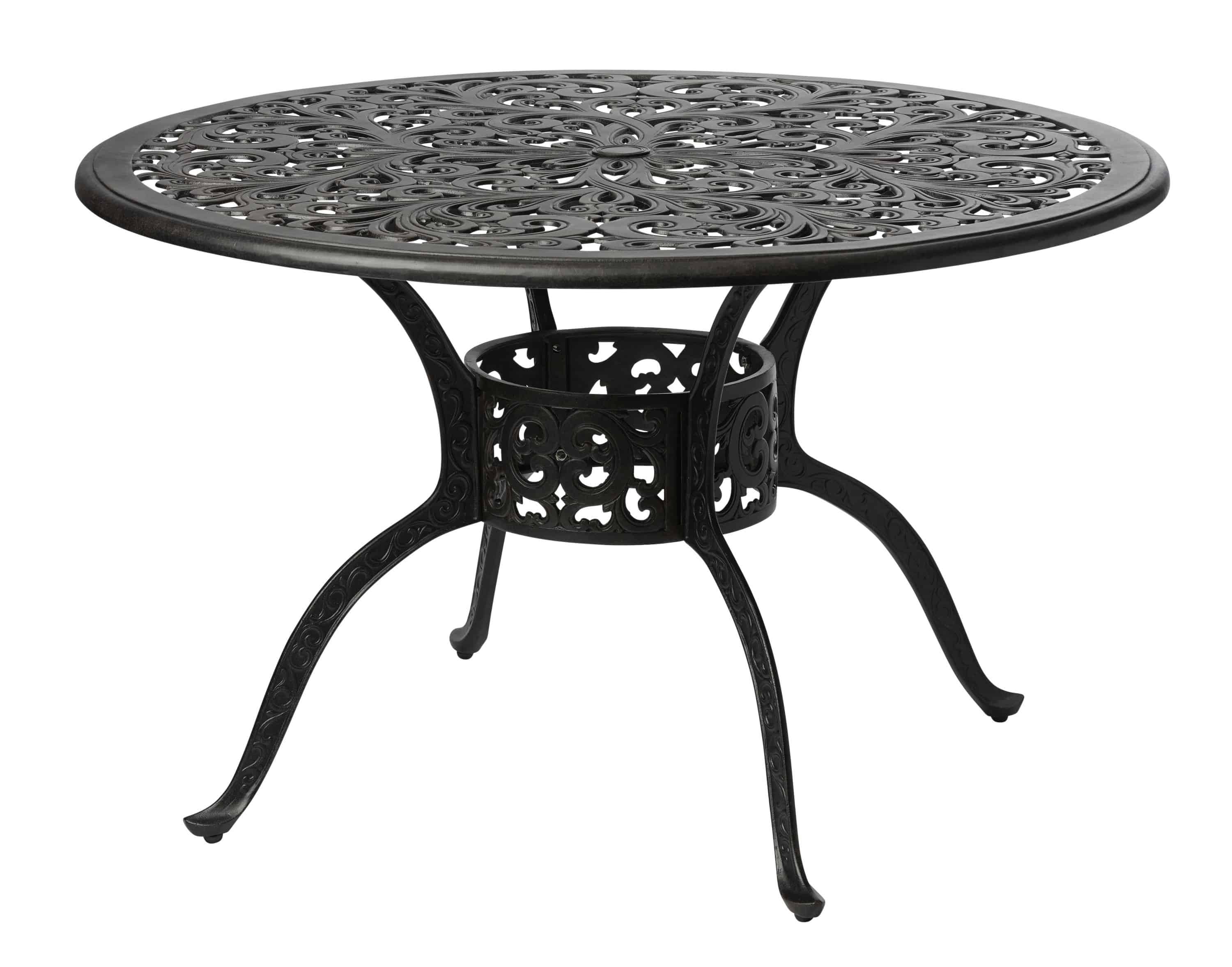 Melton Craft 122cm Round Cast Aluminium Dining Table - Tucker Barbecues
