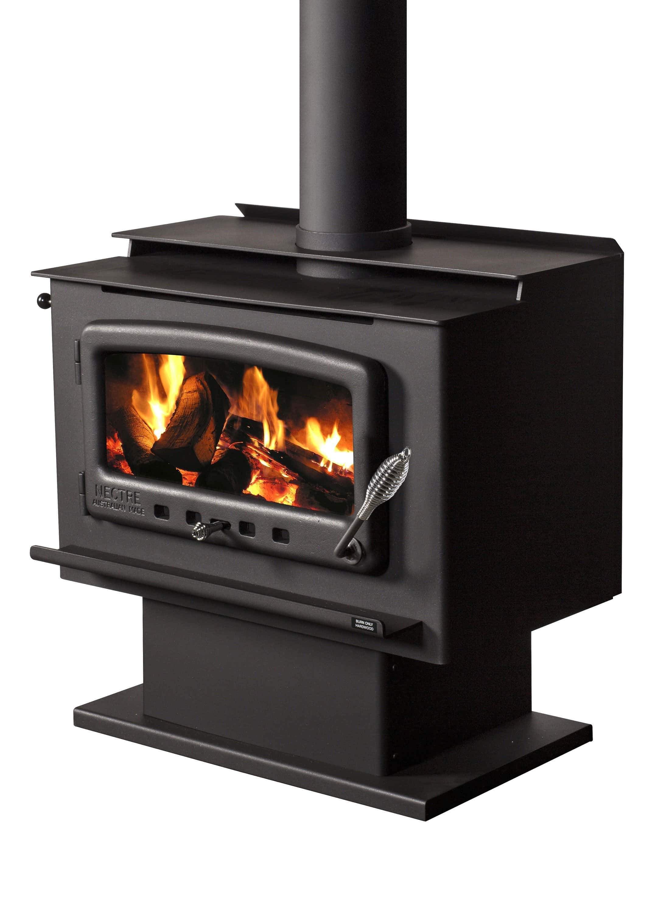 Nectre MK2 Wood Fire, Heater, Pecan Engineering