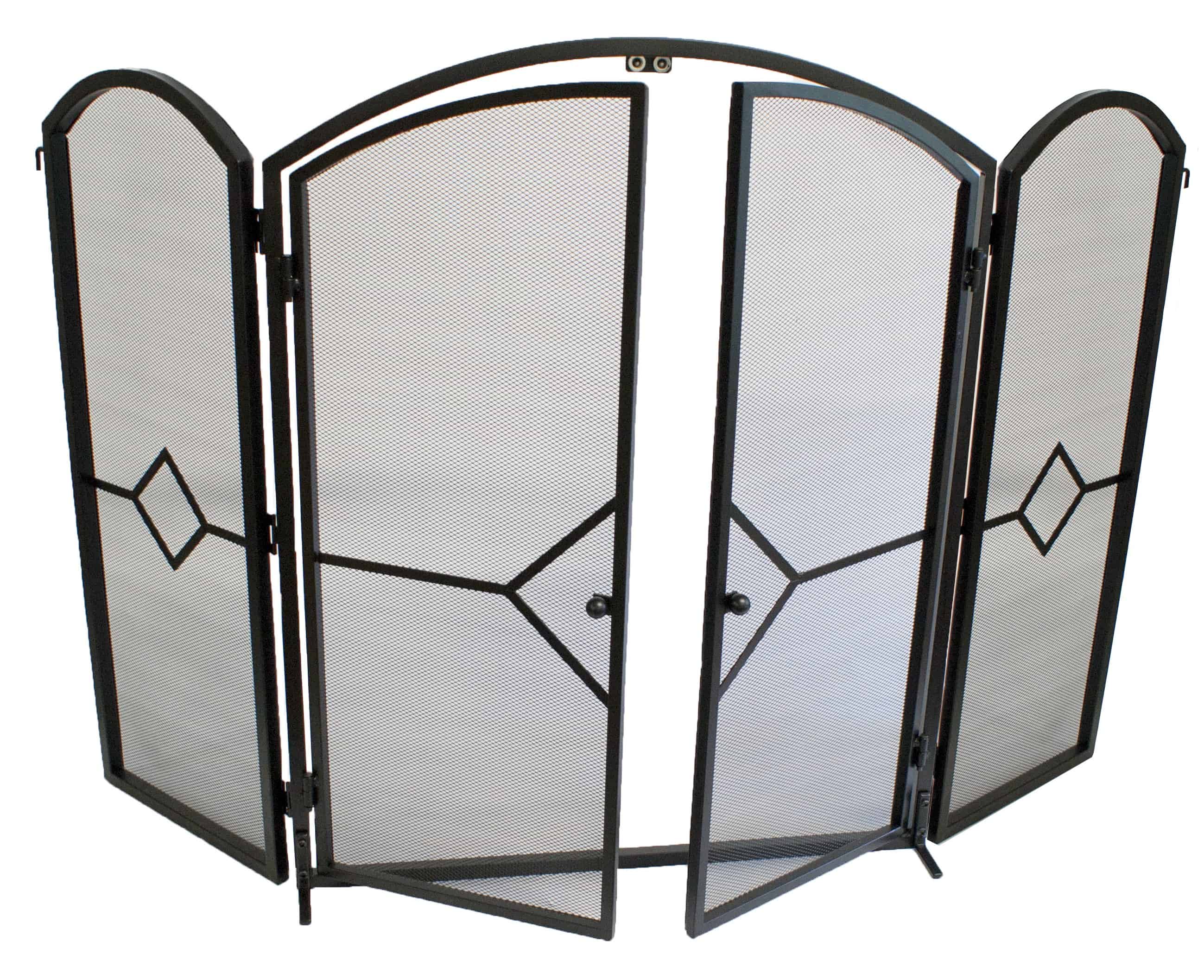 FireUp Opening Fire Screen with Gate, Heater Accessories, S&D Berg