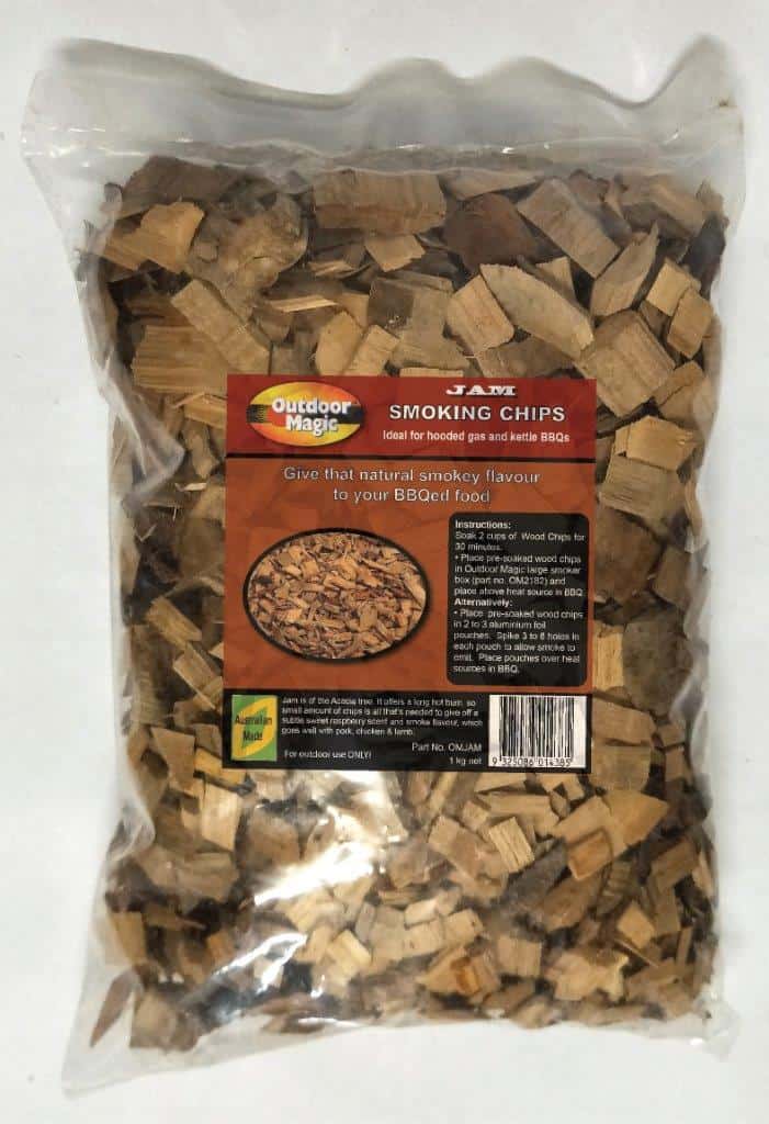 Outdoor Magic Jam Flavoured 1kg Smoking Chips, BBQ Accessory, S&D Berg