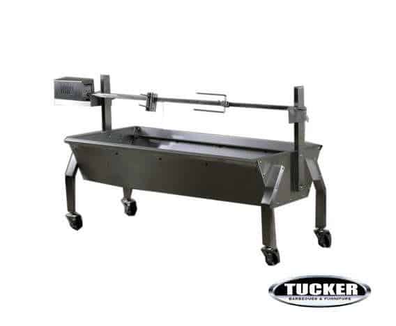 Tucker Flat Top Charcoal Spit - Tucker Barbecues