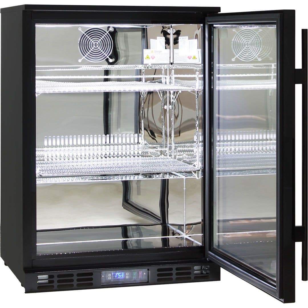 Rhino Black Commercial Glass Door Bar Fridge, Fridges & Coolers, Rhino