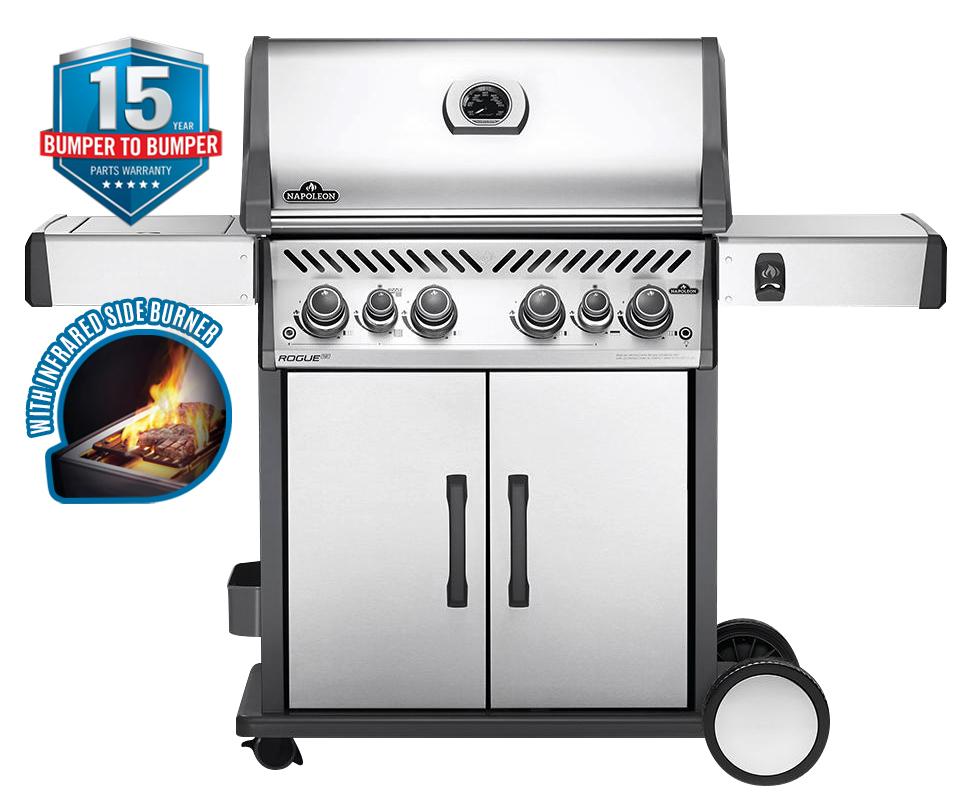Napoleon Rogue SE 525 RSIB 4 Burner BBQ with Infrared Side and Rear Burners