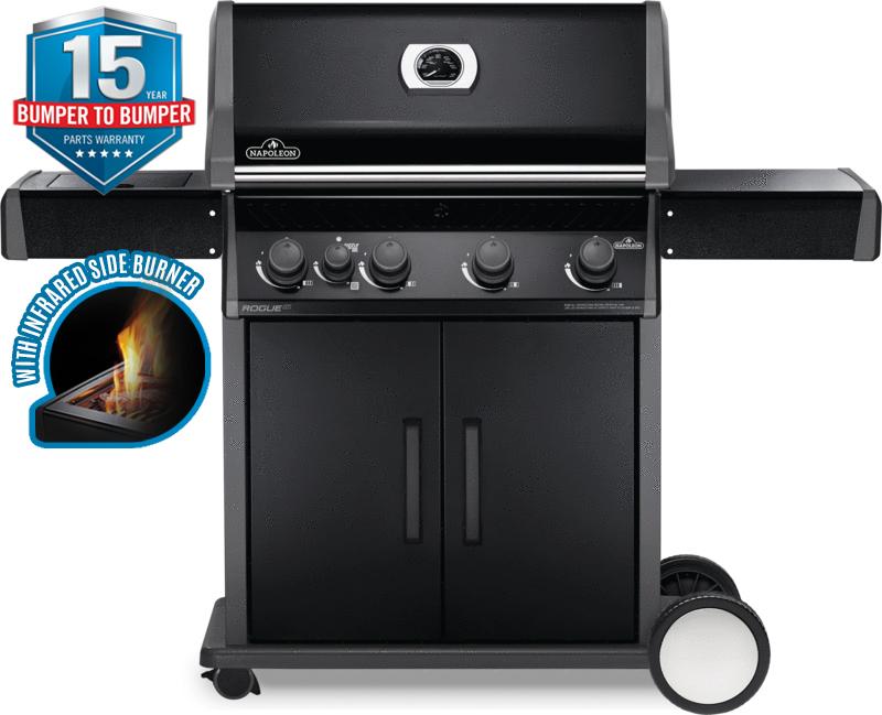 Napoleon Rogue XT 525 SIB 4 Burner BBQ with Infrared Side Burner