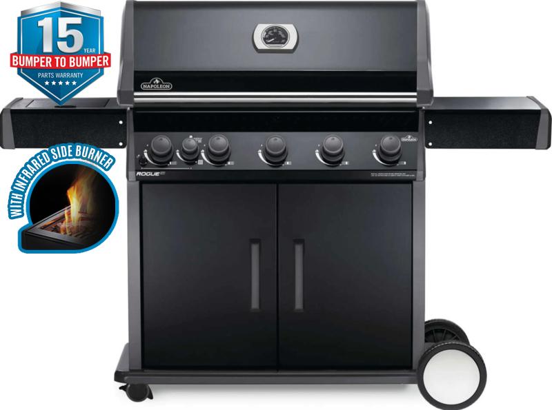 Napoleon Rogue XT 625 SIB 5 Burner BBQ with Infrared Side Burner