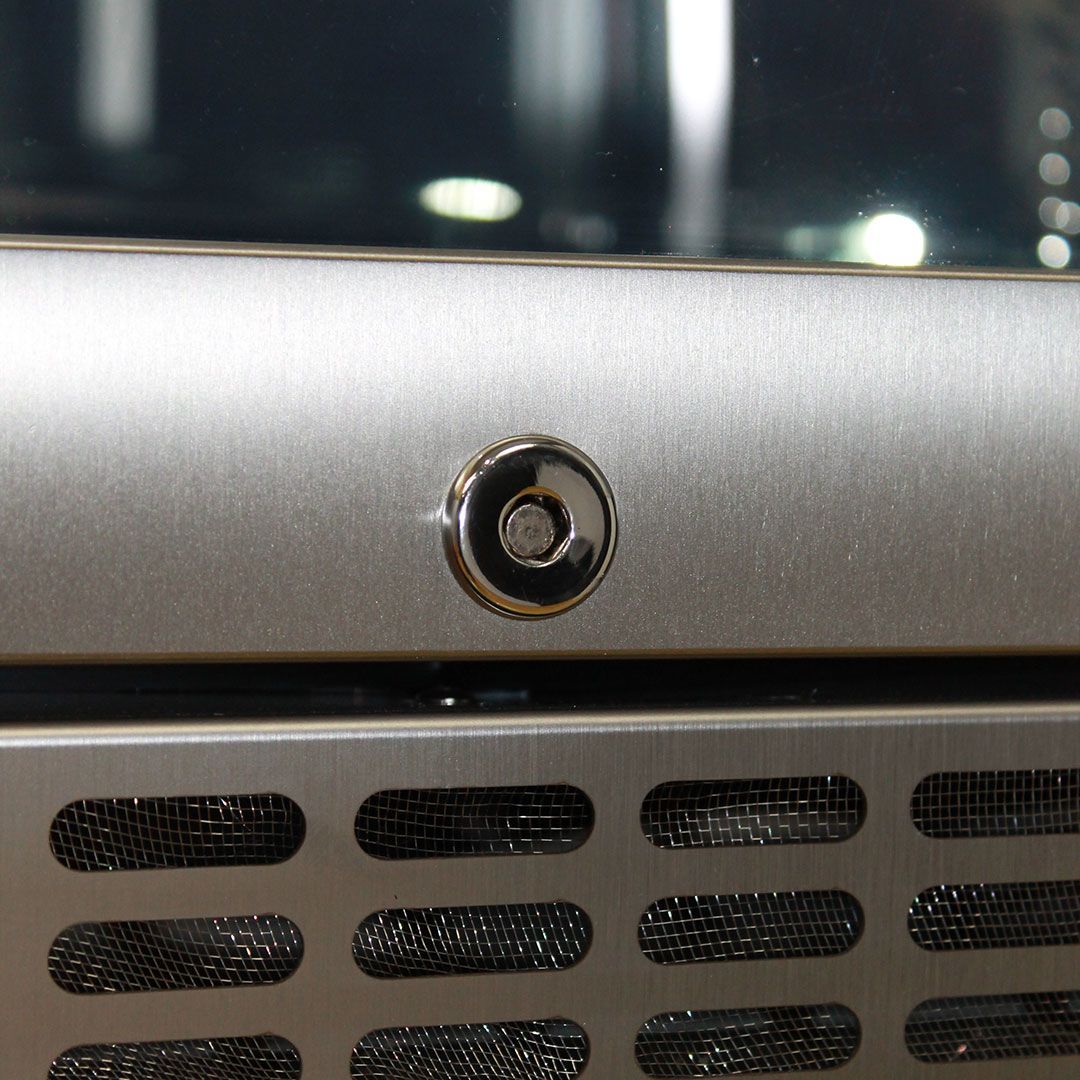 Schmick 164 Litre Glass Single Door Under Bench Bar Fridge - SK156-SS