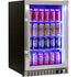 Schmick 105 Litre Single Heated Glass Door Stainless Steel Under Bench Bar Fridge - SK116-HD