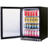 Schmick 105 Litre Single Heated Glass Door Stainless Steel Under Bench Bar Fridge - SK116-HD
