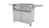 Tucker Charcoal Deluxe Pro BBQ on Cabinet with Roasting Hood