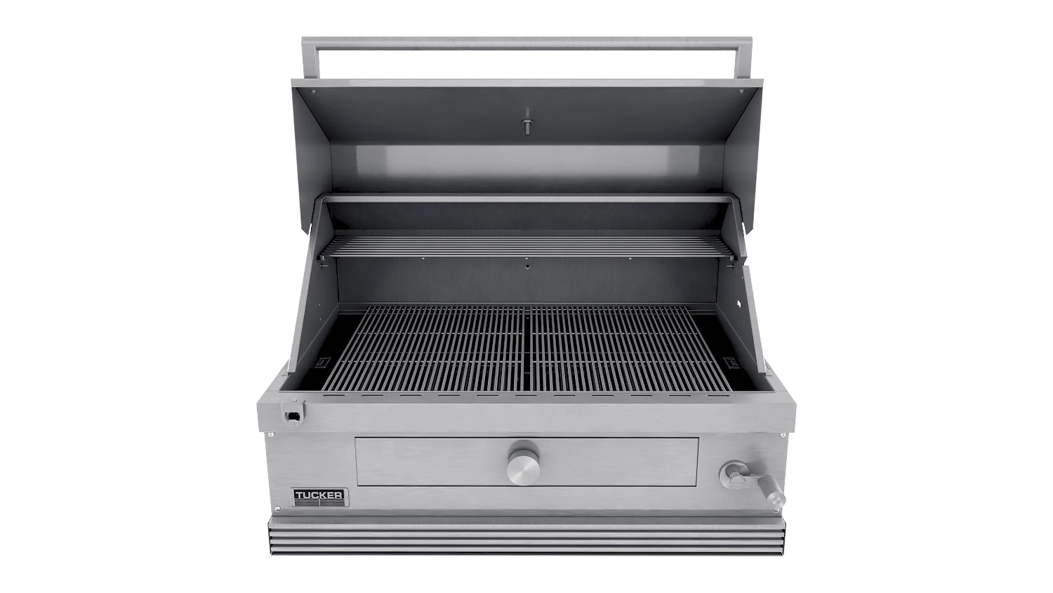 Tucker Charcoal Deluxe Pro Built-In BBQ with Roasting Hood