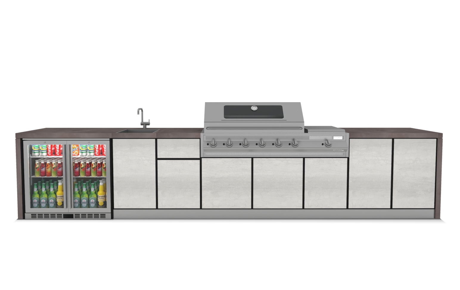 The GTR Gourmet XL Outdoor Kitchen Package