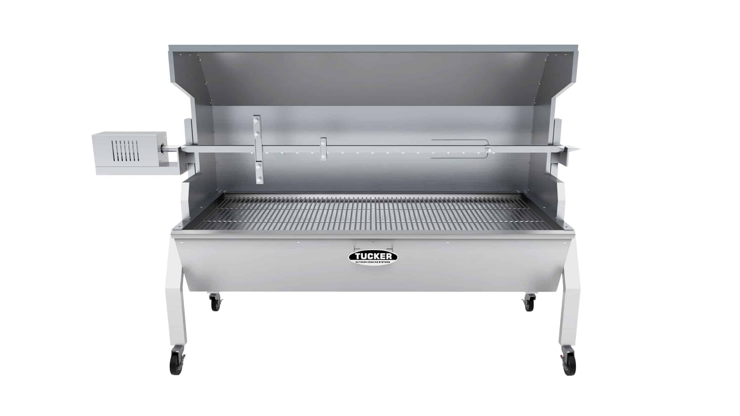 Tucker Semi Hood Charcoal Spit - Tucker Barbecues