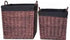FireUp Set of 2 Dark Tan Wicker Baskets (Large & X-Large), Heater Accessories, S&D Berg