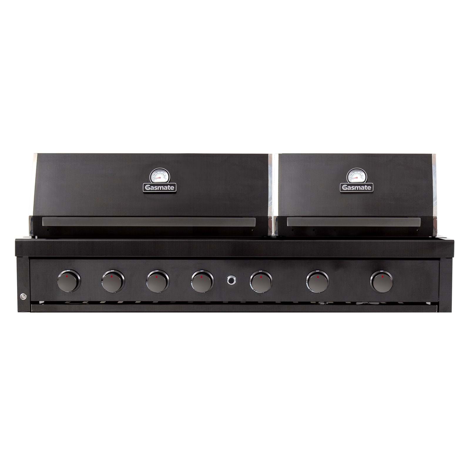 Gasmate Nova Graphite 6 Burner Twin Hood Built-in BBQ