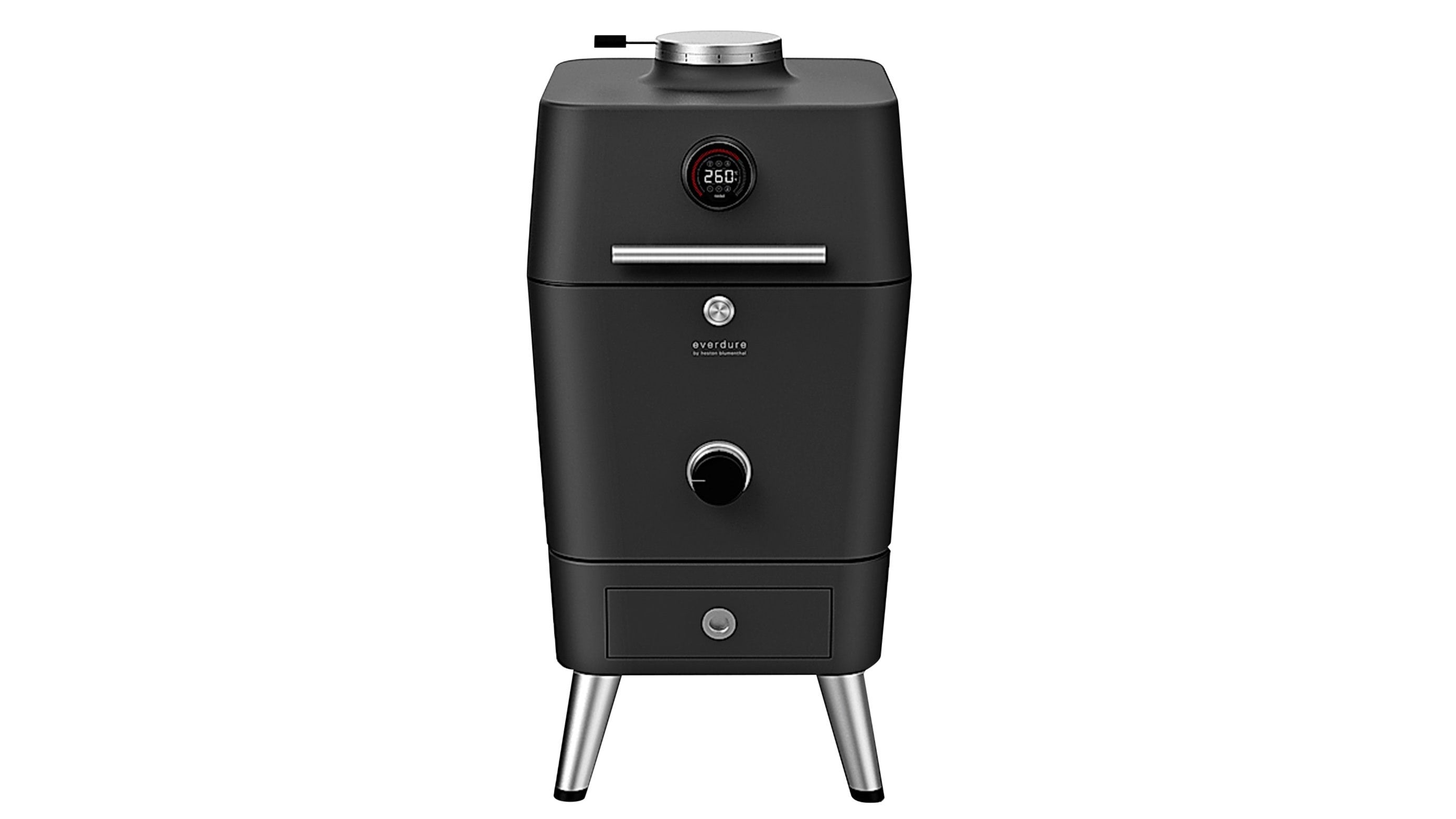 Everdure by Heston Blumenthal 4K Electric Ignition Charcoal BBQ Oven (Black)