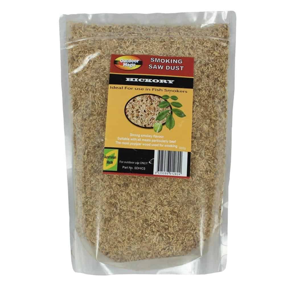 Outdoor Magic Hickory 500g Smoking Sawdust, BBQ Accessory, S&D Berg