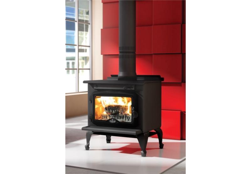 Osburn 900 Freestanding Woodheater (Legs and Black door), Osburn, Osburn