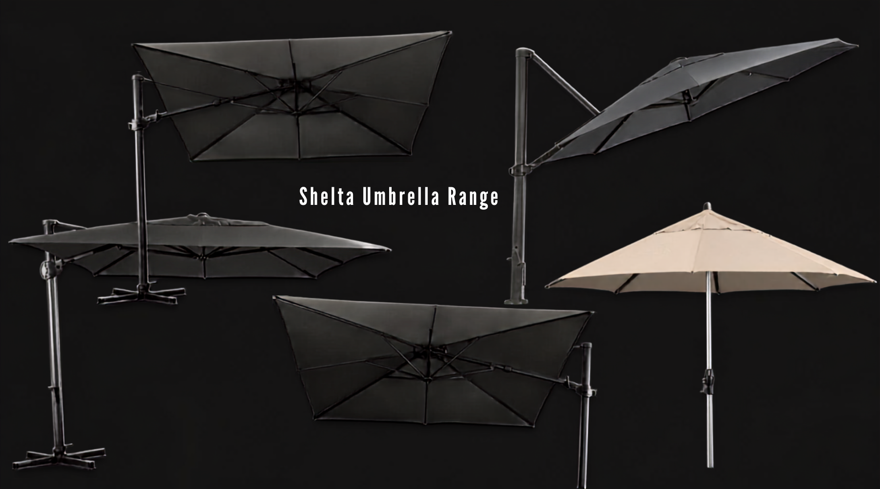 Shelta Umbrellas at Tucker BBQs Stores