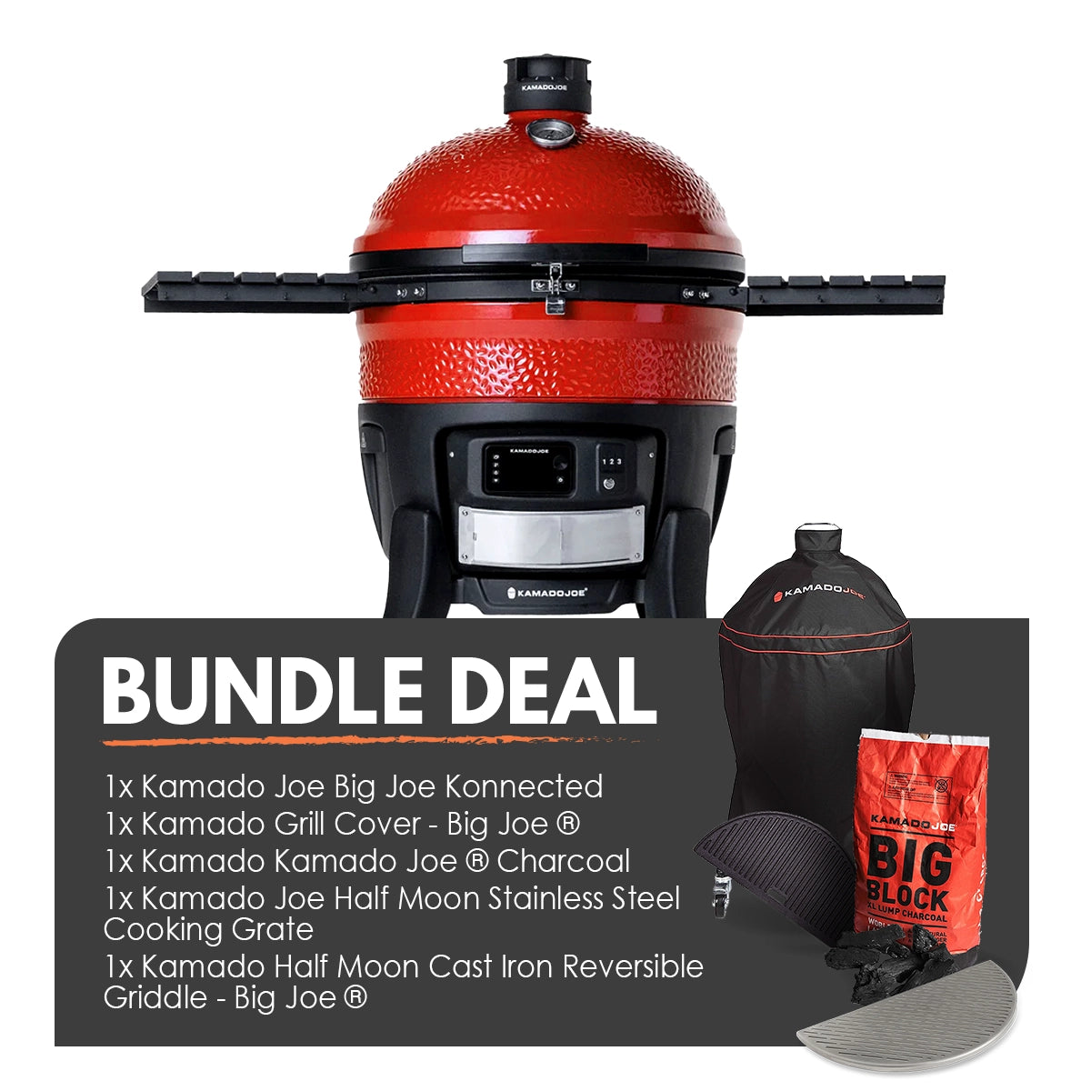 Kamado Joe Big Joe Konnected Bundle Deal